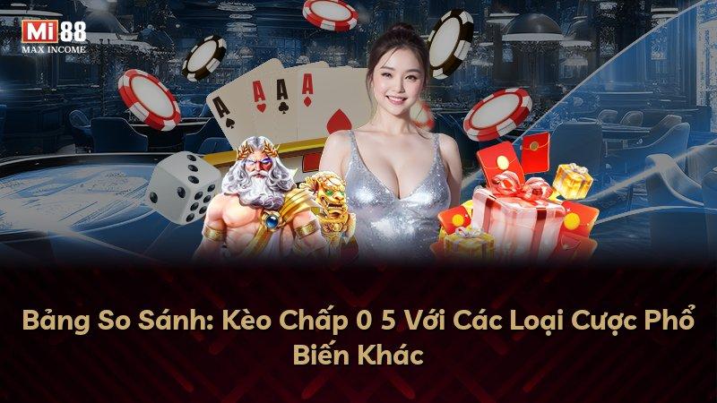 Bảng So Sánh: Kèo Chấp 0 5 Với Các Loại Cược Phổ Biến Khác