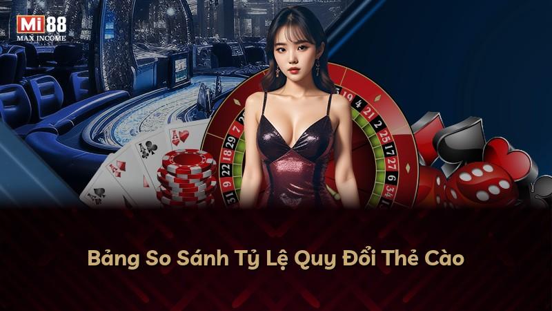 Bảng So Sánh Tỷ Lệ Quy Đổi Thẻ Cào
