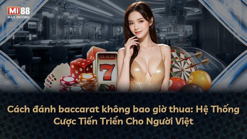 Cách đánh baccarat không bao giờ thua: Hệ Thống Cược Tiến Triển Cho Người Việt