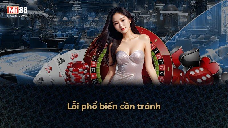 Lỗi phổ biến cần tránh
